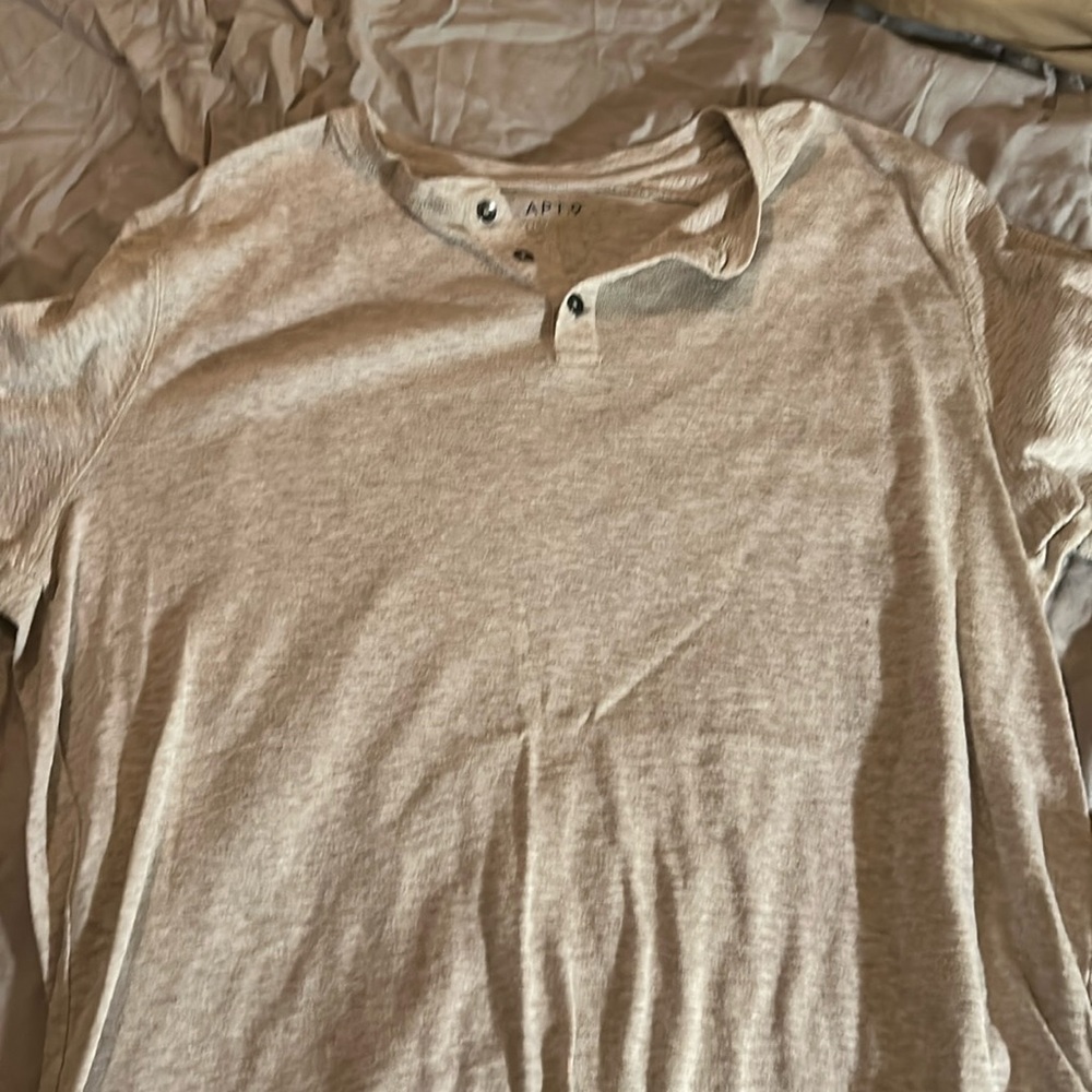Apt 9 gray polo